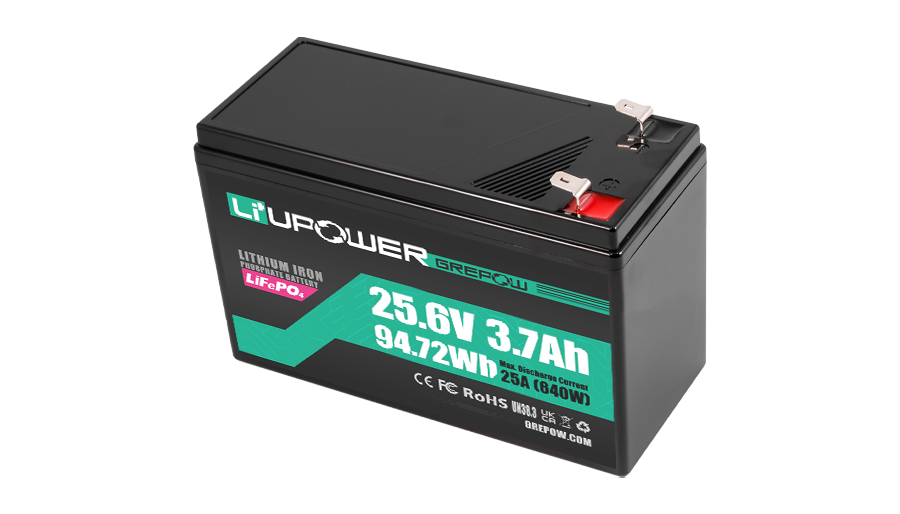 24V 3.7Ah 35C放電倍率Li+UPower系列UPS電源模塊化電池