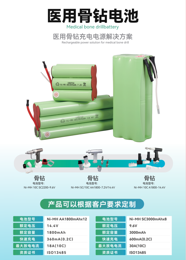 醫(yī)用骨鉆電池 醫(yī)用骨鉆電池